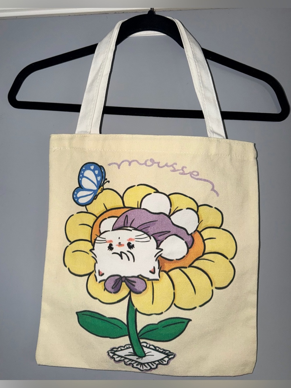 💐NWOT Cammy & Mousse Cream Canvas Tote